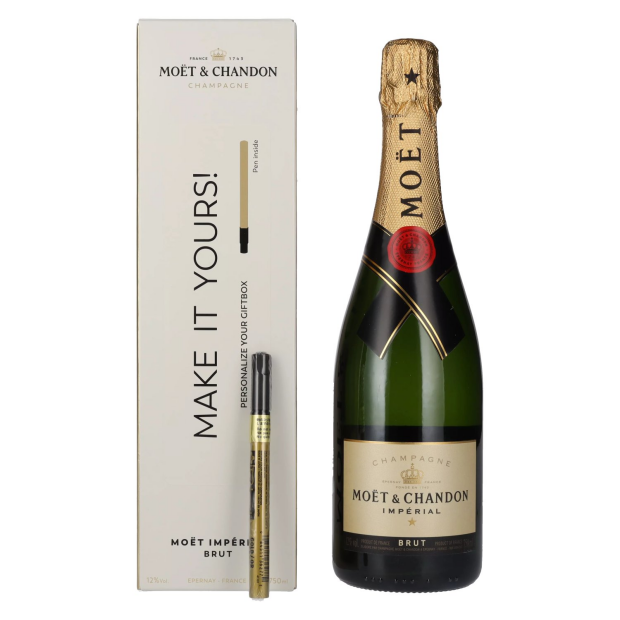 Moët & Chandon Champagne IMPÉRIAL Brut All Year Long 2022 con matita doro