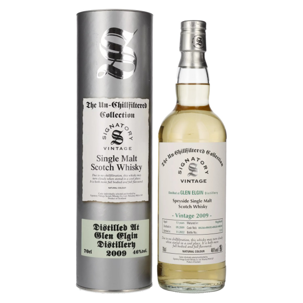 Signatory Vintage GLEN ELGIN 13 Years Old The Un-Chillfiltered 2009