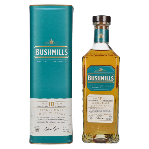 Bushmills 10 Years Old Single Malt Irish Whiskey