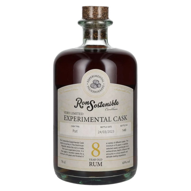 Ron Sostenible 8 Years Old Experimental Port Cask