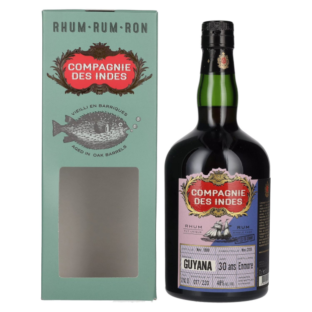 Compagnie des Indes GUYANA Single Cask Rum 30 ans