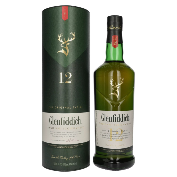 Glenfiddich 12 Years Old Single Malt Scotch Whisky