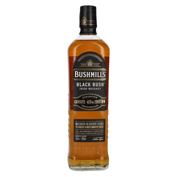 Bushmills BLACK BUSH Irish Whiskey Caviste Edition