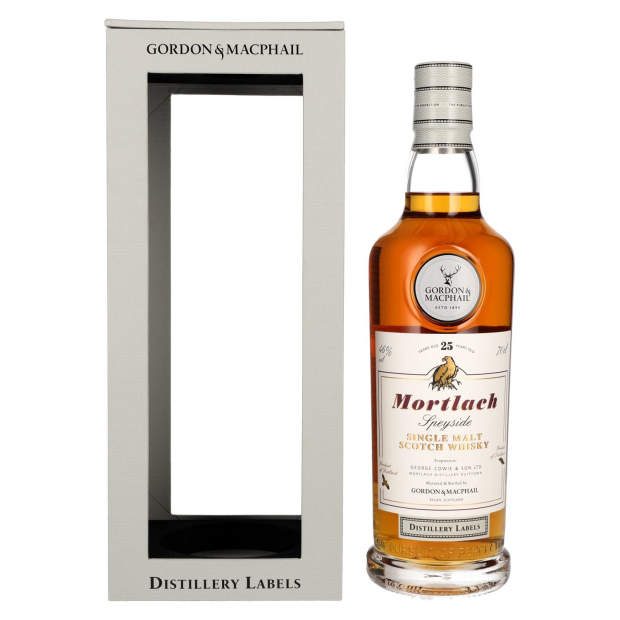 Gordon & MacPhail MORTLACH 25 Years Old Distillery Labels