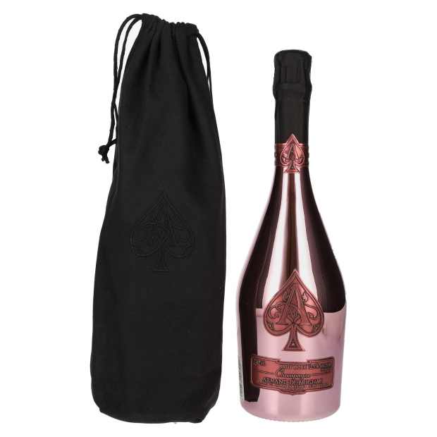 Armand de Brignac Champagne Rosé Brut in Velvet Bag
