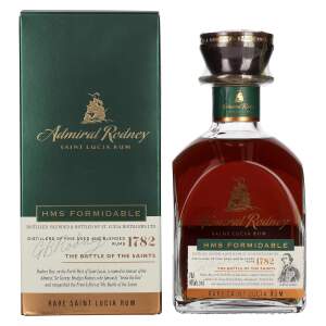 Admiral Rodney HMS FORMIDABLE Rare Saint Lucia Rum 40%...
