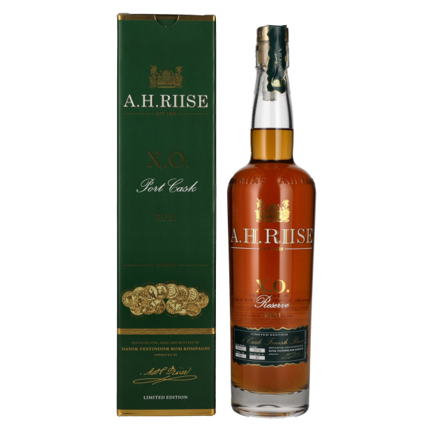 A.H. Riise X.O. Reserve Port Cask Rum - Old Edition GB