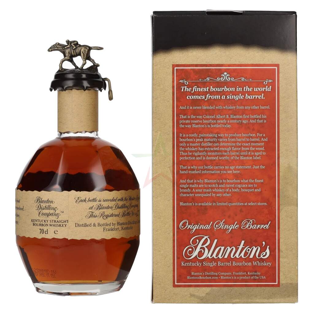 Blanton's Bourbon Whiskey - Spirit Italia, 114,25 €