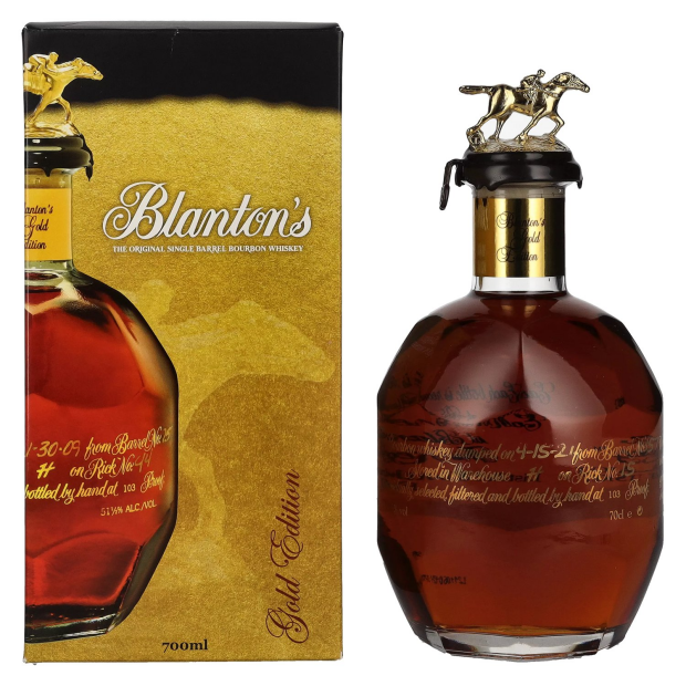 Blantons GOLD EDITION The Original Single Barrel Bourbon Whiskey GB