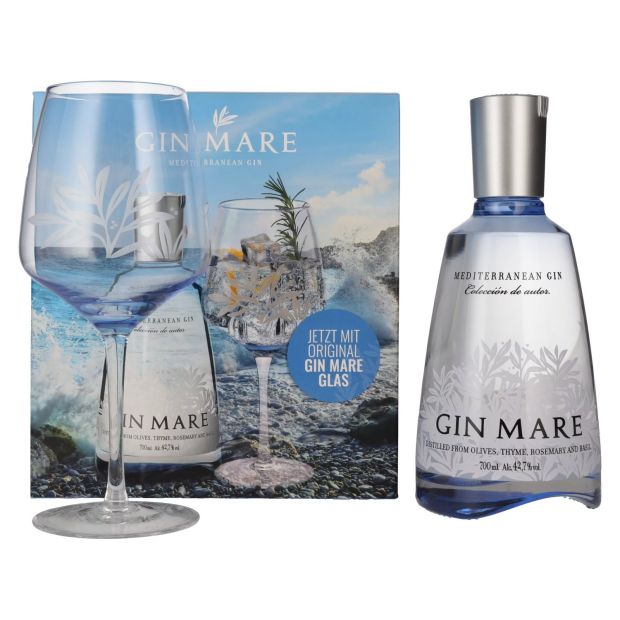 Gin Mare Mediterranean Gin mit Glas