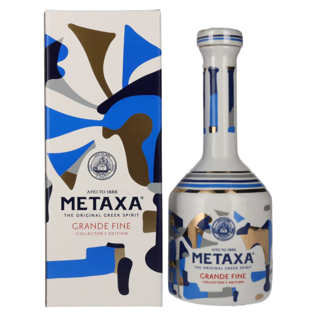 Metaxa GRANDE FINE Collectors Edition Keramikflasche