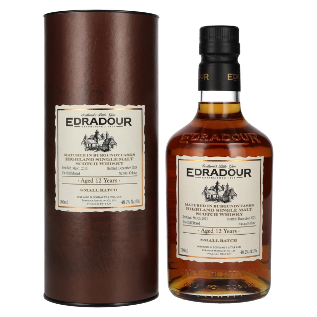 Edradour 12 Years Old Burgundy Cask Highland Single Malt Whisky 2011