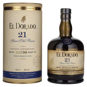 El Dorado 21 Years Old Finest Demerara Rum SPECIAL...