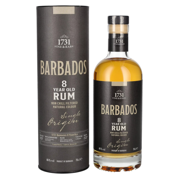 1731 Fine & Rare BARBADOS 8 Years Old Single Origin Rum GB