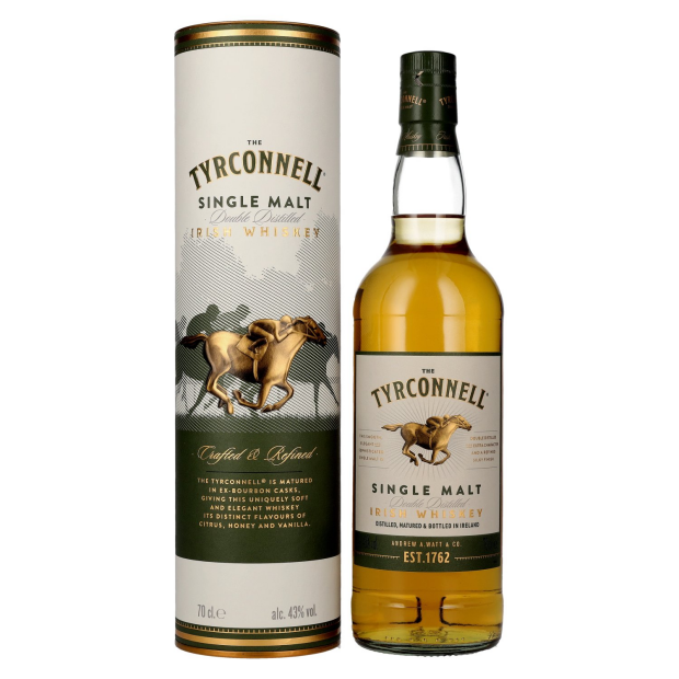 The Tyrconnell Single Malt Irish Whiskey in confezione regalo
