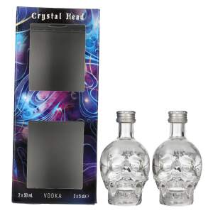 Crystal Head Vodka 40% Vol. 2x0,05l in confezione regalo