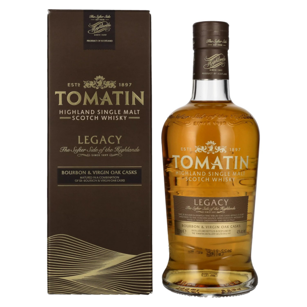 Tomatin Legacy Highland Single Malt Scotch Whisky in confezione regalo
