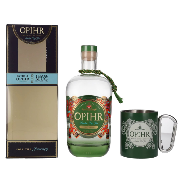 Opihr London Dry Gin ARABIAN EDITION con Travel Mug
