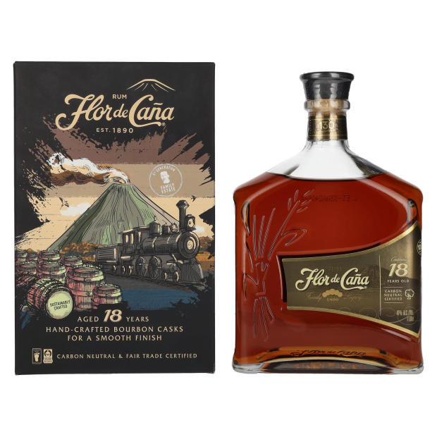 Flor de Caña Centenario 18 Years Old Slow Aged Single Estate Rum
