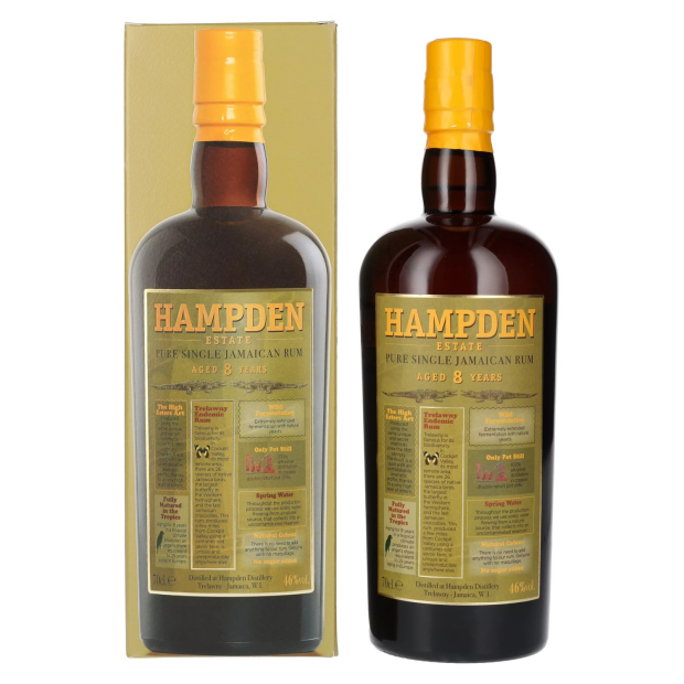 Hampden Estate 8 Years Old Pure Single Jamaican Rum GB