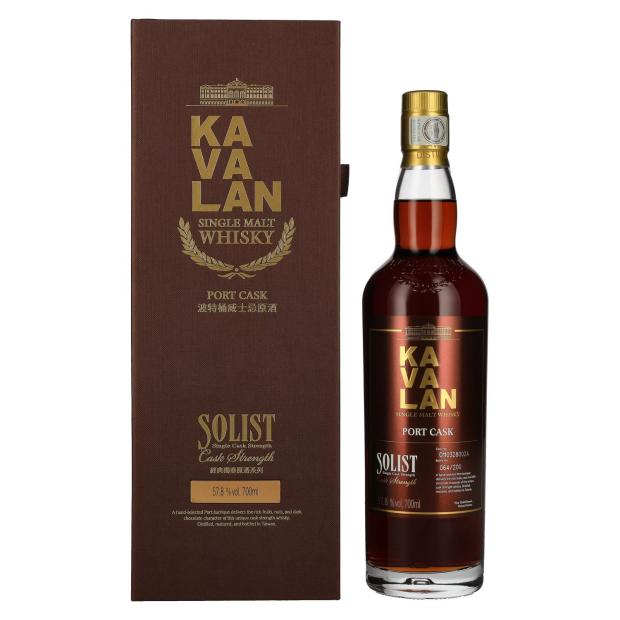 Kavalan SOLIST Single Malt Whisky Port Cask