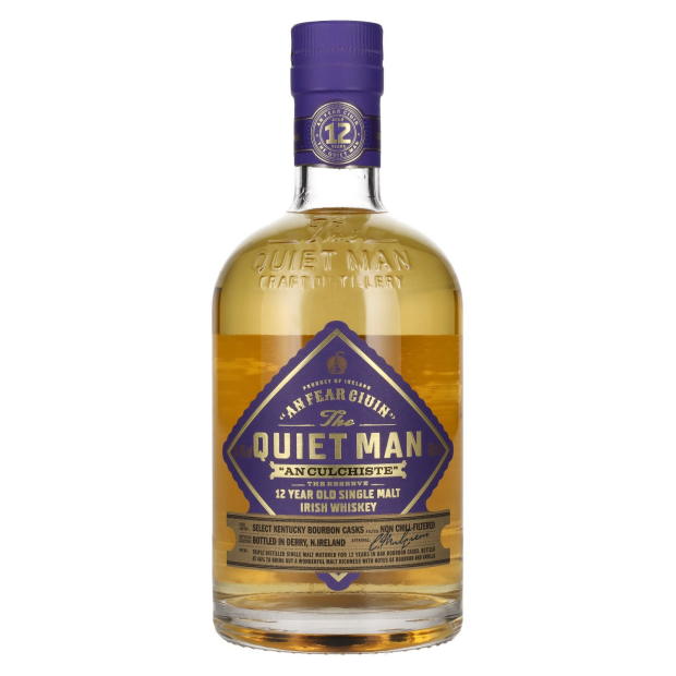 The Quiet Man AN CULCHISTE 12 Year Old Single Malt Irish Whiskey