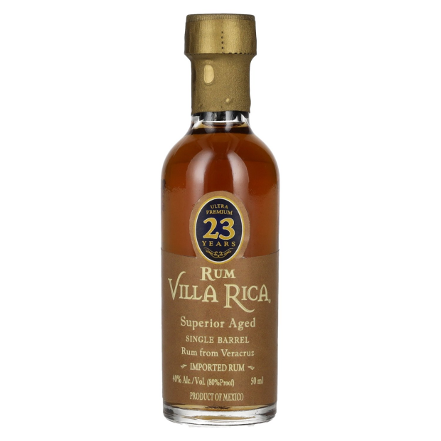 Villa Rica Single Barrel Ultra Premium 23 Years Old Superior Aged Rum