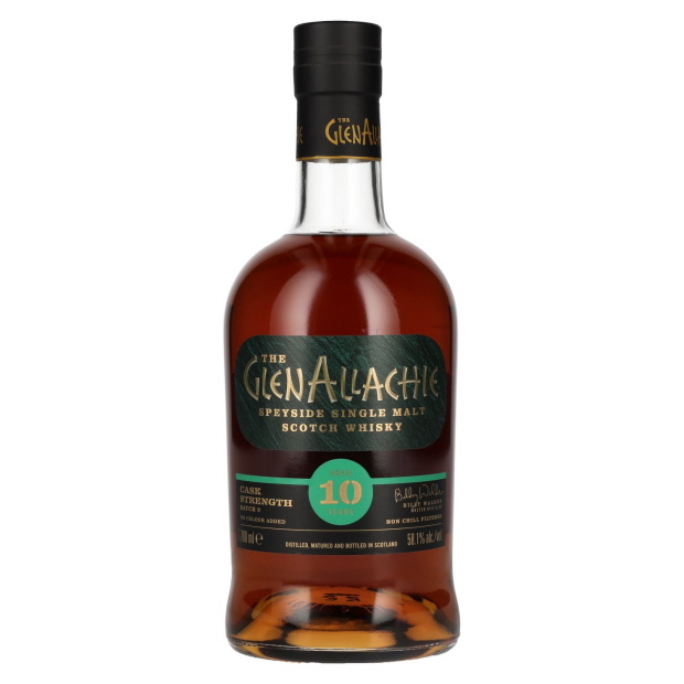 The GlenAllachie 10 Years Old CASK STRENGTH Batch