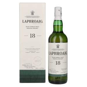 Laphroaig 18 Years Old Islay Single Malt Scotch Whisky...