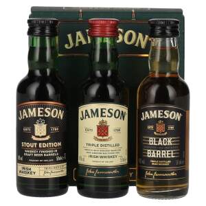 Jameson Triple Distilled Irish Whiskey 40% Vol. 3x0,05l