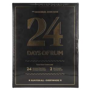 24 DAYS OF RUM The Original Rum Box Black Edition 41,3%...