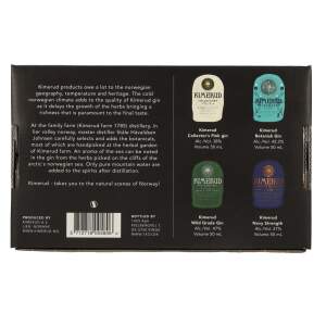 Kimerud Gin Gift Set 46% Vol. 4x0,05l in confezione regalo