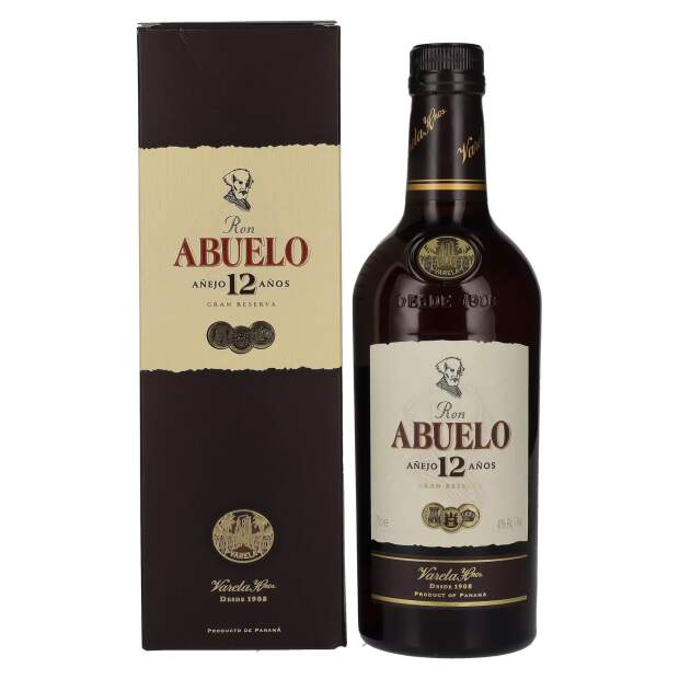 Ron Abuelo Añejo 12 Años 40% Vol. 0,7l in Geschenkbox