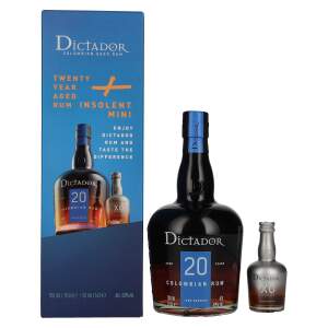 Dictador 20 Years Old ICON RESERVE Colombian Rum mit...