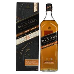 Johnnie Walker BLACK LABEL Blended Scotch Whisky TRIPLE...