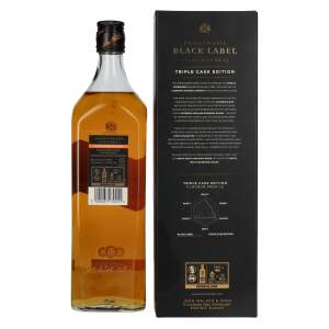 Johnnie Walker BLACK LABEL Blended Scotch Whisky TRIPLE...