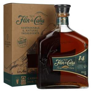 Flor de Caña 14 Years Old Rum 43% Vol. 0,7l in...
