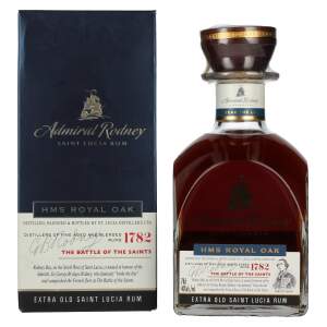 Admiral Rodney HMS ROYAL OAK Extra Old Saint Lucia Rum...
