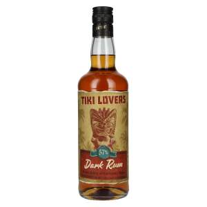 Tiki Lovers Dark Rum Finest Caribbean Blend 57% Vol. 0,7l