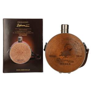 Debowa Vodka bottiglia da caccia con cinturino in pelle...